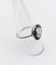 Bague 57.5 Art déco - Bague cible en or blanc 18k diamants et saphirs 58 Facettes A06140