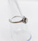 Bague 53 Bague solitaire Art déco en or blanc 18k avec diamant 0,22 ct 58 Facettes A06143