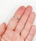 Bague 53 Bague solitaire Art déco en or blanc 18k avec diamant 0,22 ct 58 Facettes A06143
