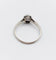 Bague 53 Bague solitaire Art déco en or blanc 18k avec diamant 0,22 ct 58 Facettes A06143