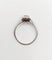 Bague 53 Bague solitaire Art déco en or blanc 18k avec diamant 0,22 ct 58 Facettes A06143