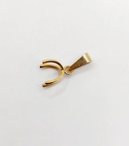 Pendentif Pendentif vintage en or jaune 18k à billes de pierres interchangeables 58 Facettes A06184