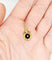 Pendentif Pendentif victorien fleur en or jaune 18k avec onyx et perle 58 Facettes A06038