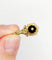 Pendentif Pendentif victorien fleur en or jaune 18k avec onyx et perle 58 Facettes A06038