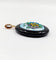 Pendentif Pendentif vintage en or rose 18k avec onyx et plaque émaillée 58 Facettes A06188