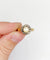 Bague 56 Bague marguerite antique en or rose 18k, perle et diamants 58 Facettes A06199