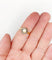 Bague 56 Bague marguerite antique en or rose 18k, perle et diamants 58 Facettes A06199