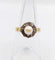 Bague 56 Bague marguerite antique en or rose 18k, perle et diamants 58 Facettes A06199