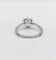 Bague 54 Bague solitaire en or blanc 14k avec diamant 0,98 ct (certificat AIG) 58 Facettes A06225