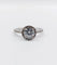 Bague 54 Bague solitaire en or blanc 14k avec diamant 0,98 ct (certificat AIG) 58 Facettes A06225