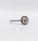 Bague 54 Bague solitaire en or blanc 14k avec diamant 0,98 ct (certificat AIG) 58 Facettes A06225