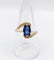 Bague 58.5 Bague tourbillon vintage en or jaune 18k, saphir 1,20 ct et diamants 58 Facettes A06237