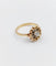 Bague 50.5 Art déco - Bague fleur en or rose 18k et diamant 58 Facettes A06258