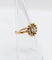 Bague 50.5 Art déco - Bague fleur en or rose 18k et diamant 58 Facettes A06258