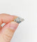Bague 48.5 Art Déco - Bague solitaire en platine et diamants taille ancienne 58 Facettes A06291