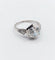 Bague 48.5 Art Déco - Bague solitaire en platine et diamants taille ancienne 58 Facettes A06291