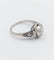 Bague 48.5 Art Déco - Bague solitaire en platine et diamants taille ancienne 58 Facettes A06291