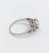 Bague 48.5 Art Déco - Bague solitaire en platine et diamants taille ancienne 58 Facettes A06291
