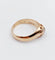 Bague 55 Bague jonc antique en or rose 14k avec diamant taille ancienne 58 Facettes A06289