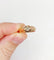 Bague 55 Bague jonc antique en or rose 14k avec diamant taille ancienne 58 Facettes A06289