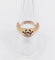 Bague 55 Bague jonc antique en or rose 14k avec diamant taille ancienne 58 Facettes A06289