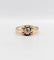 Bague 55 Bague jonc antique en or rose 14k avec diamant taille ancienne 58 Facettes A06289