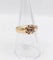 Bague 55 Bague jonc antique en or rose 14k avec diamant taille ancienne 58 Facettes A06289
