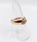 Bague 55 Bague jonc antique en or rose 14k avec diamant taille ancienne 58 Facettes A06289