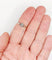 Bague 53.5 Bague solitaire Art déco en or blanc 18 k et platine, diamant 58 Facettes A06275