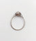 Bague 53.5 Bague solitaire Art déco en or blanc 18 k et platine, diamant 58 Facettes A06275