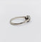 Bague 53.5 Bague solitaire Art déco en or blanc 18 k et platine, diamant 58 Facettes A06275