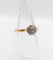 Bague 48.5 Bague marguerite en or jaune 18k et platine avec diamants 58 Facettes A06229