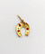Pendentif Pendentif fer à cheval en or jaune 18k, perles et pierres rouges (circa 1900) 58 Facettes A06214