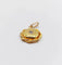 Pendentif Pendentif Art déco en or jaune 18k avec diamant taille ancienne 58 Facettes A06315