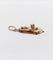 Pendentif Pendentif - Perle en or rose et or jaune 18k (circa 1900) 58 Facettes A06292