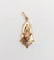 Pendentif Pendentif antique en or rose et or jaune 18k orné d'une perle 58 Facettes A06293