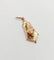Pendentif Pendentif antique en or rose et or jaune 18k orné d'une perle 58 Facettes A06293
