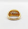 Bague 53 Bague jonc bombée en or jaune 18k sertie de diamants 2,20 ct 58 Facettes A06334