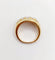 Bague 53 Bague jonc bombée en or jaune 18k sertie de diamants 2,20 ct 58 Facettes A06334