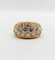 Bague 53 Bague jonc bombée en or jaune 18k sertie de diamants 2,20 ct 58 Facettes A06334