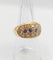 Bague 53 Bague jonc bombée en or jaune 18k sertie de diamants 2,20 ct 58 Facettes A06334