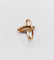 Bague 57 Bague marquise en or rose 18k avec opale et diamants taille rose 58 Facettes A06341