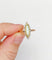 Bague 57 Bague marquise en or rose 18k avec opale et diamants taille rose 58 Facettes A06341