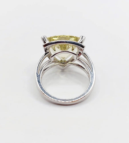 Bague 50 Mauboussin - Bague « Mes couleurs à toi » en or blanc citrine et diamants 58 Facettes A06276