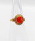 Bague 44 Bague camée corail en or rose 18k (vers 1900) 58 Facettes A06370