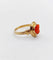 Bague 44 Bague camée corail en or rose 18k (vers 1900) 58 Facettes A06370