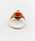 Bague 44 Bague camée corail en or rose 18k (vers 1900) 58 Facettes A06370
