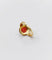 Bague 44 Bague camée corail en or rose 18k (vers 1900) 58 Facettes A06370