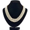 Collier Collier ancien triple rang de perles de culture en or blanc 18 carats 58 Facettes 22-188