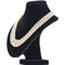 Collier Collier ancien triple rang de perles de culture en or blanc 18 carats 58 Facettes 22-188